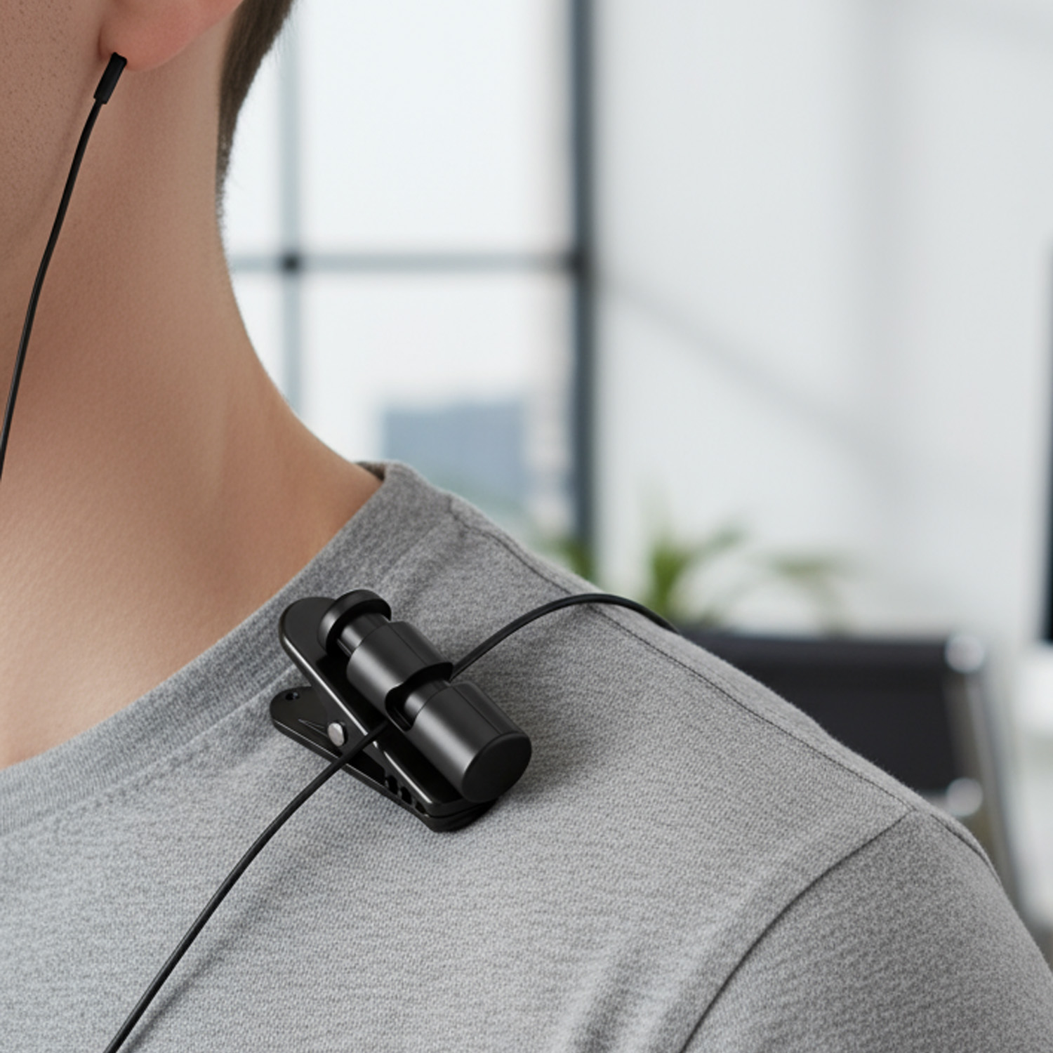 Wired Earphone Mic - 1-10 szt. Klipsy do mocowania słuchawek,