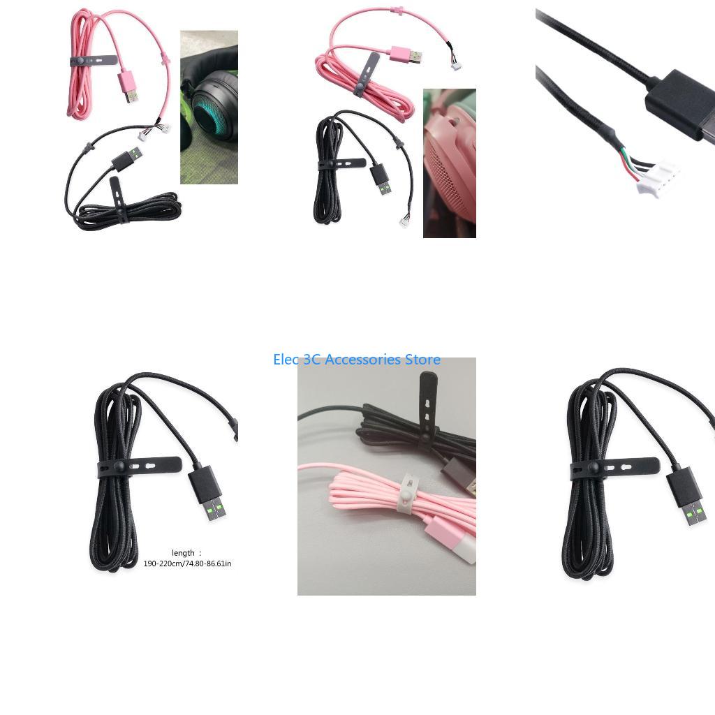 Gaming Headset Rgb - Y51A Trwała linia zamienna kabla USB