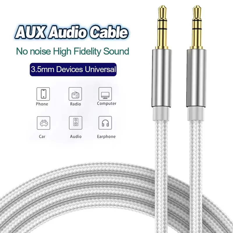 Kabel audio AUX 3,5 mm do 3,5  – Wired Earphone Mic recenzja i cena