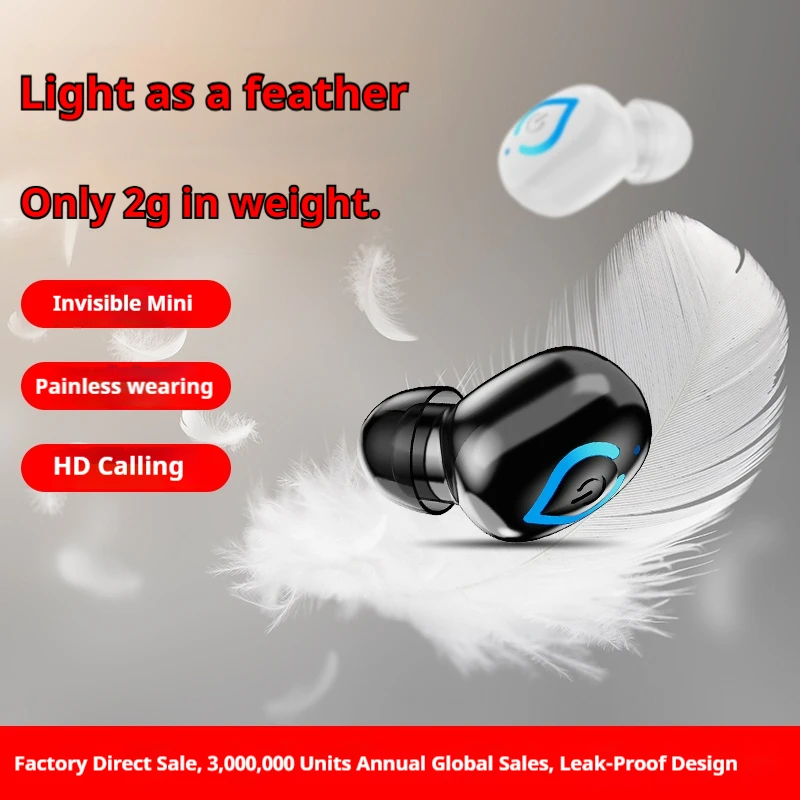 Mini Bezprzewodowe Słuchawki B – Bluetooth Headset On Ear recenzja i cena
