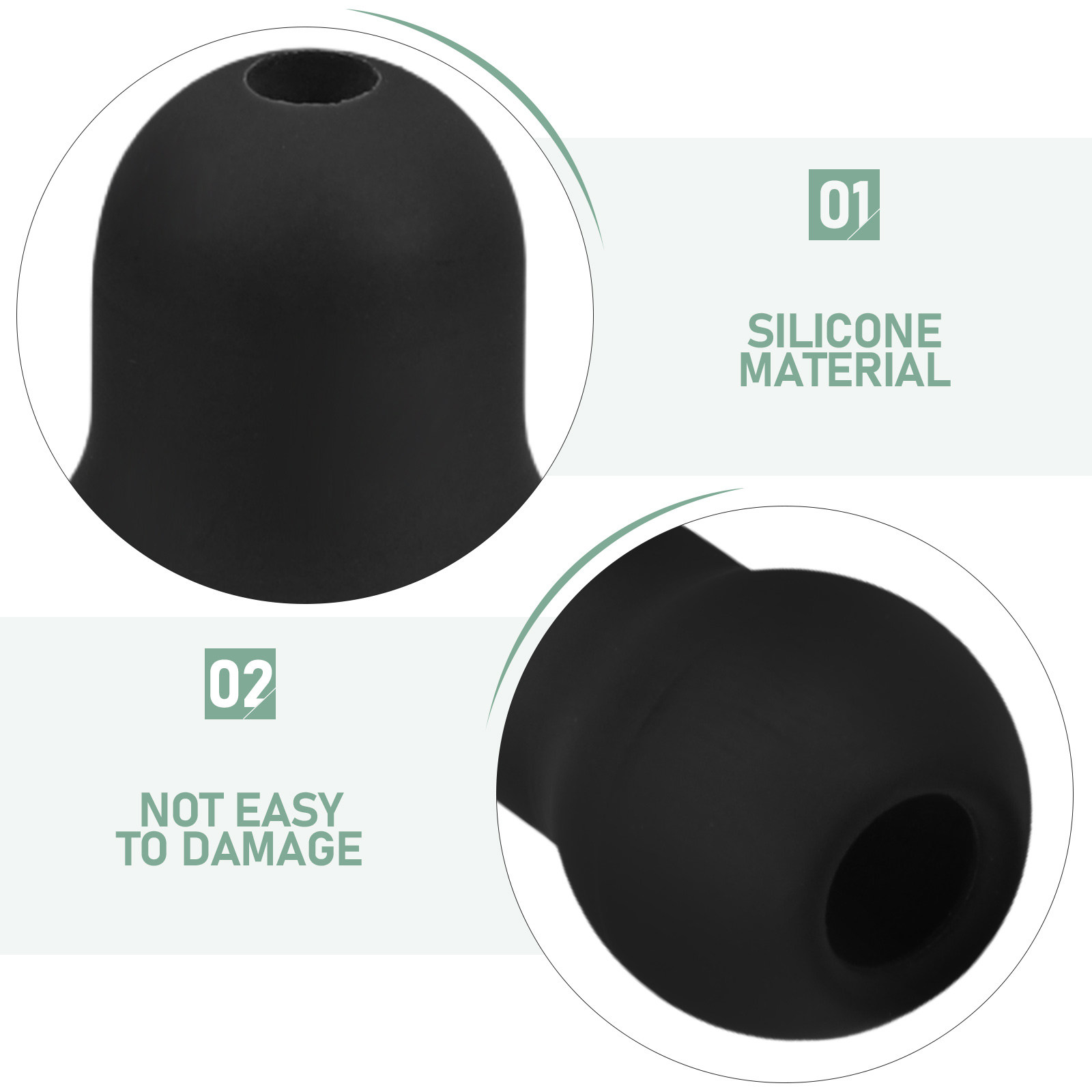 6 szt. miękkich silikonowych k – Silicone Ear Tip Replacement recenzja i cena